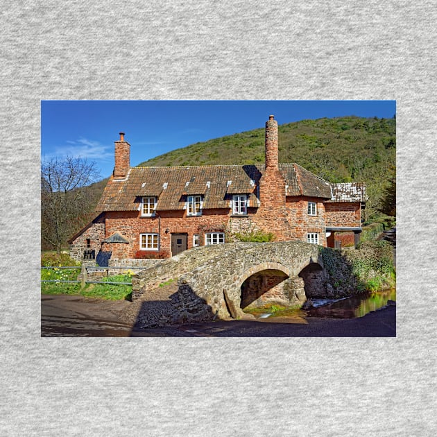 Allerford Packhorse Bridge and Cottage by galpinimages